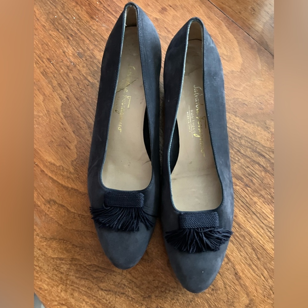 Ladies Salvatore Ferragamo Shoes(Suede) -10B